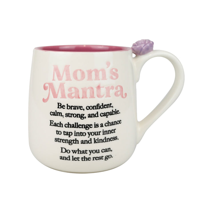 Mom Mantra Scullpted Mug 16 oz