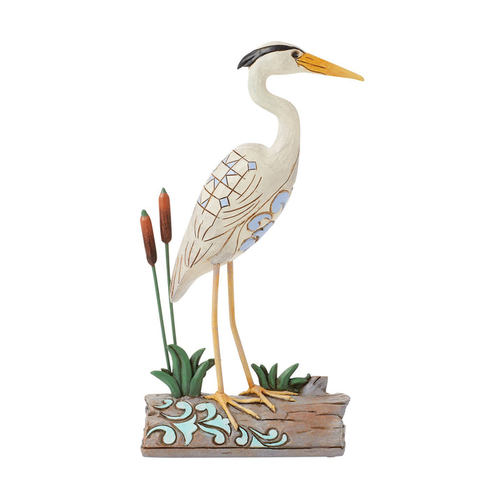 Blue Heron Bird Figurine