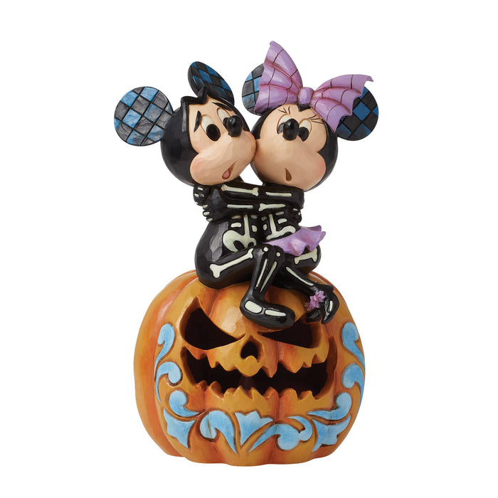 Mickey&Minnie Scared Skeletons