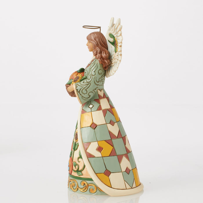 Angel with Sunflower Figurine