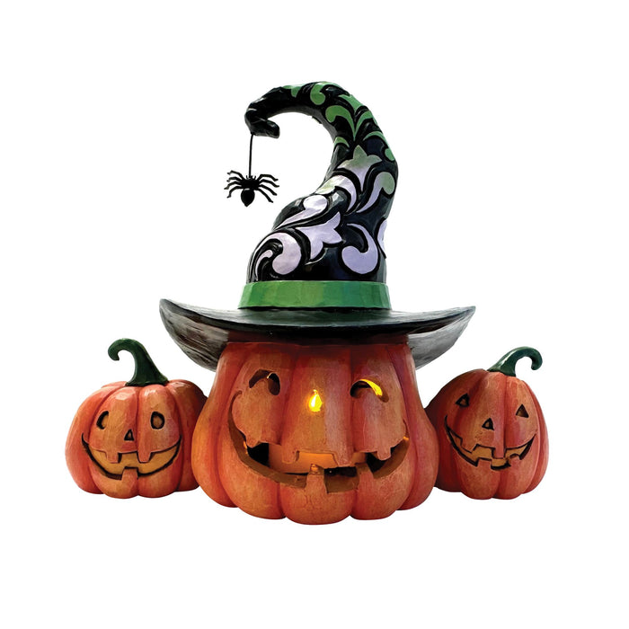 Three Jack-O-Lanterns LED Fig