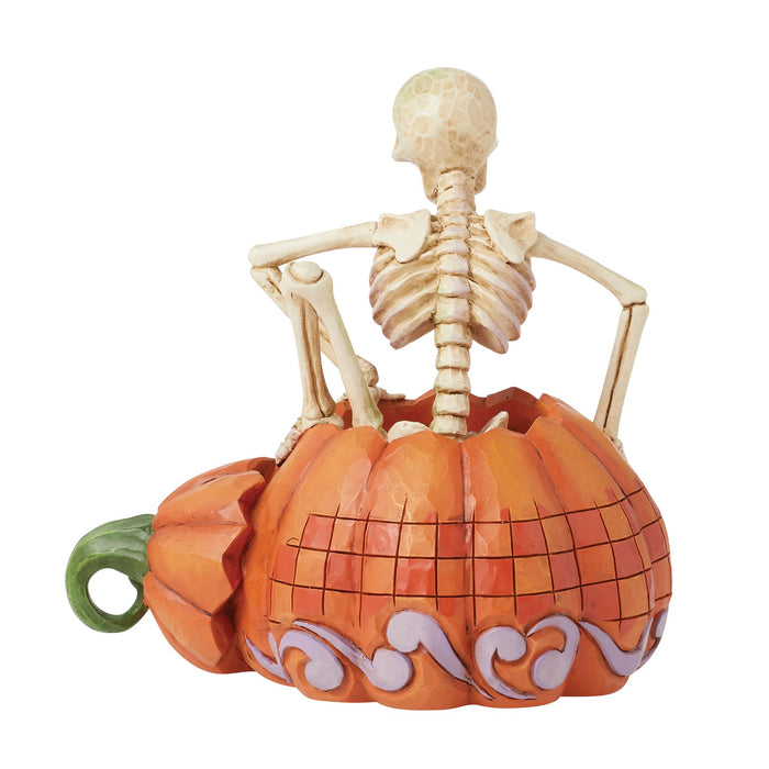 Skeleton Pop Out Pumpkin Fig