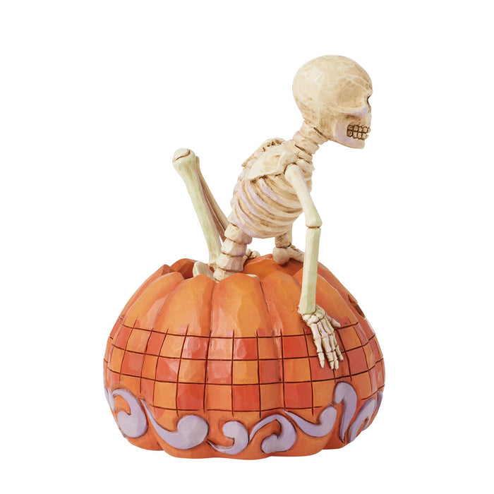 Skeleton Pop Out Pumpkin Fig