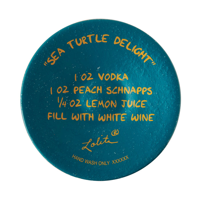 Sea Turtle Delight Wine Glass