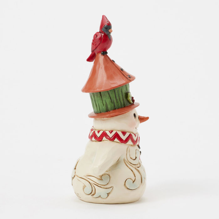 Snowman Birdhouse Hat Mini