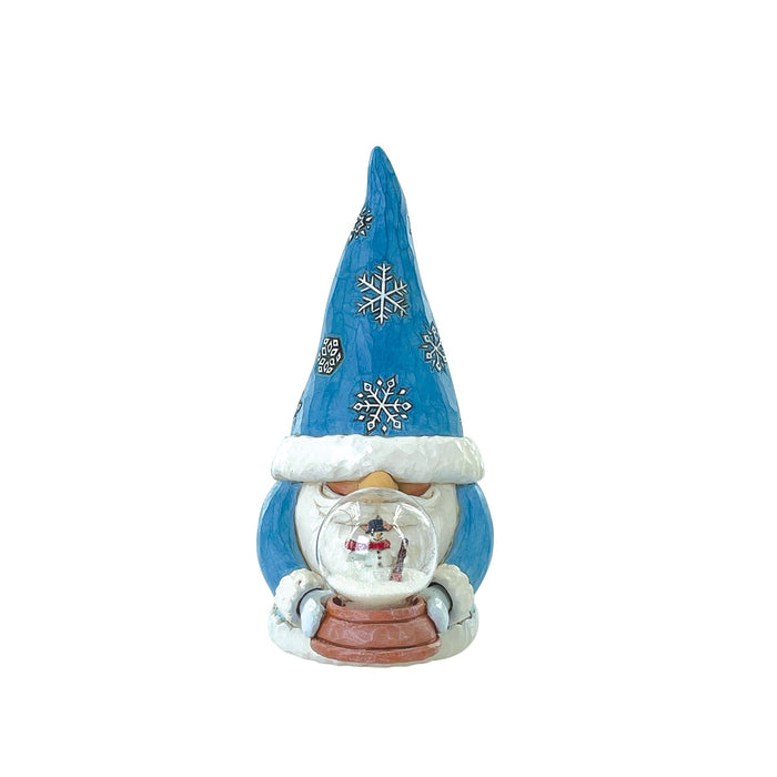 Gnome with Mini Globe Figurine