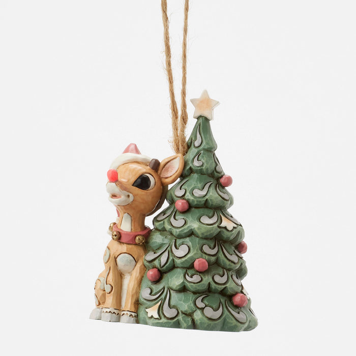 Woodland Rudolph with Tree H/O