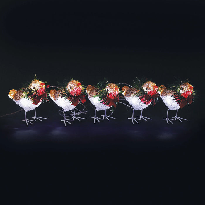 Christmas Birds LED Decor