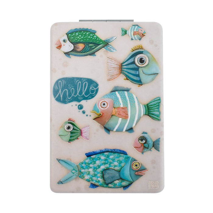 Hello Fish Compact Mirror