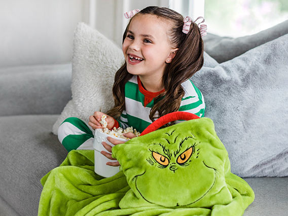 Grinch Travel Blanket from Snowpinions SnowThrows