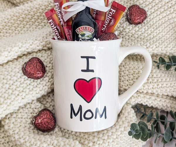 I love mom mug