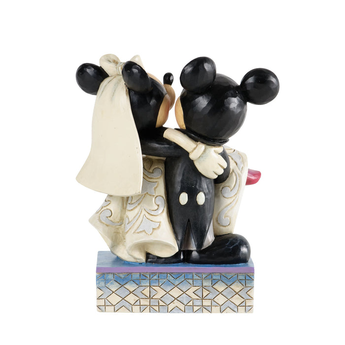 Enesco Disney Traditions Congratulations, Mickey & Minnie Wedding
