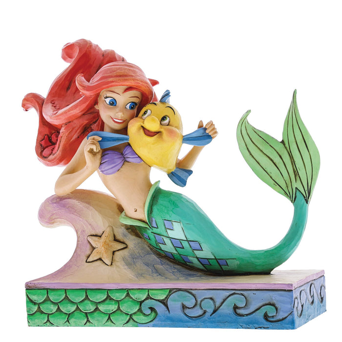 Disney Parks The Little Mermaid Ariel Flounder Kids Cup With Straw