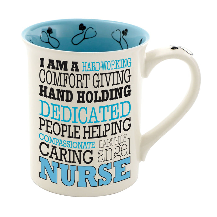 Nurse Typography Mug