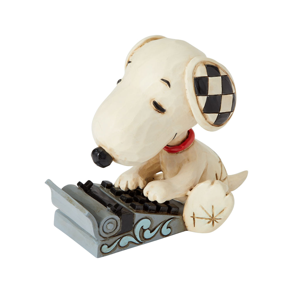Snoopy Typing Mini — Enesco Gift Shop