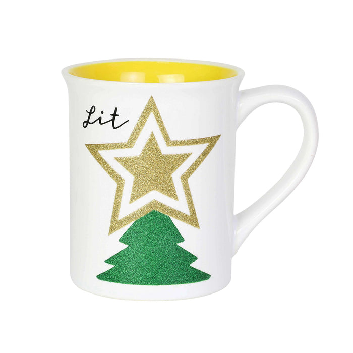 Glitter Tree 16 oz Mug