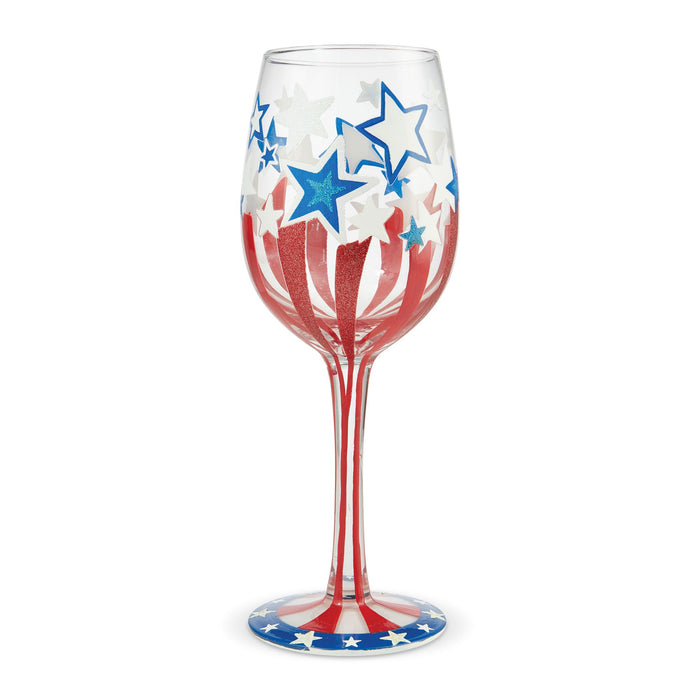 Wine Glass Land of the Free