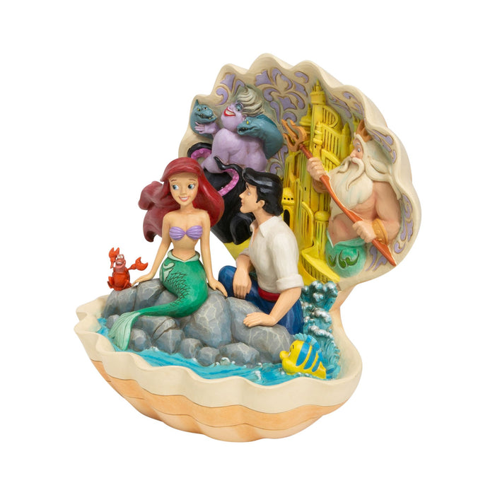 Disney Showcase The Little Mermaid Ariel Crashing Waves Lit Figurine