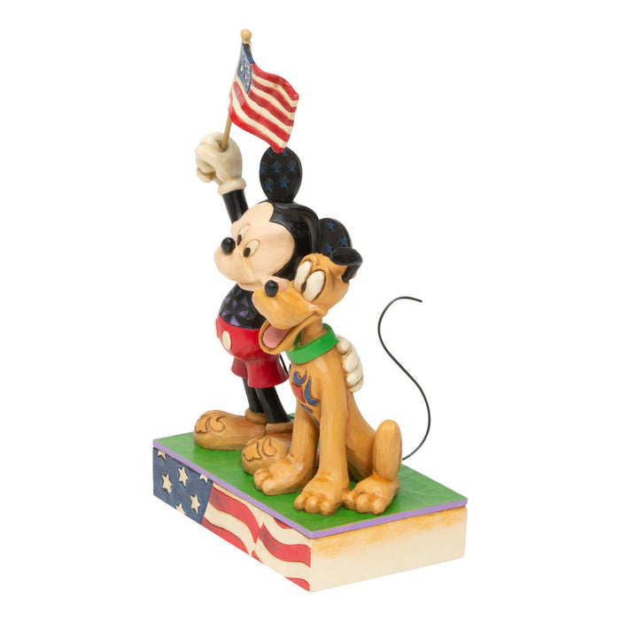 Mickey and Pluto Patriotic