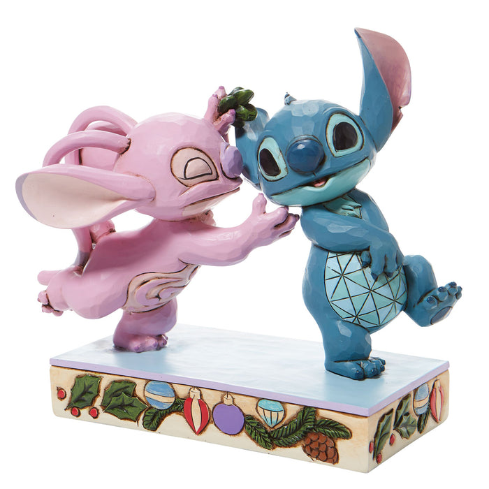 Enesco - Disney Lilo & Stitch - Angel et le coeur Figurine