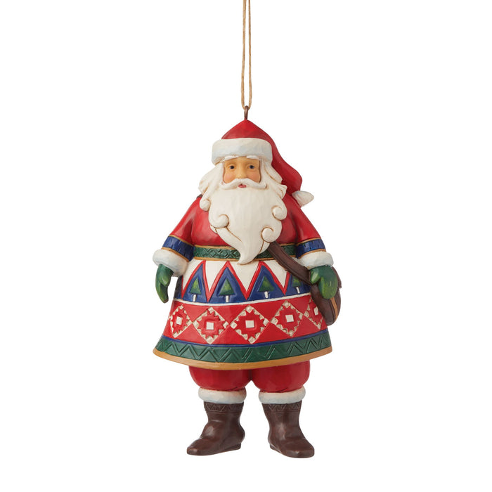 Lapland Santa Satchel Orn — Enesco Gift Shop