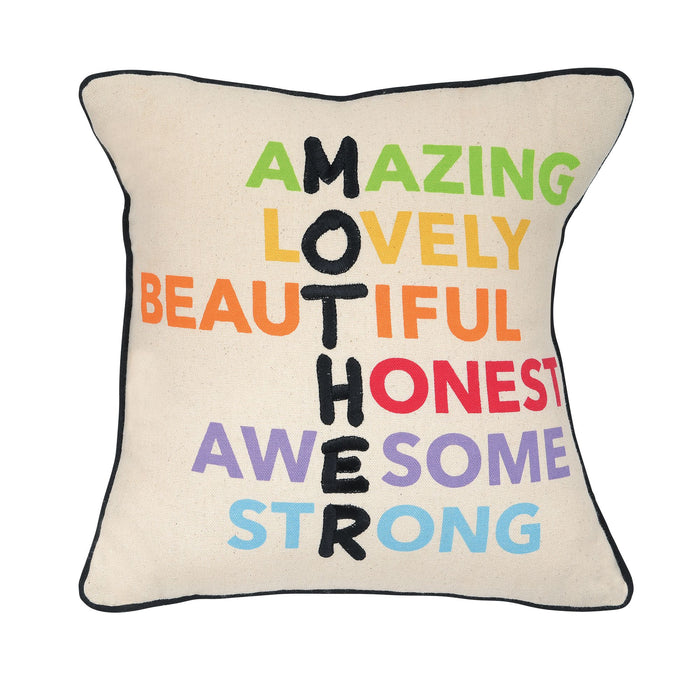MOTHER ANAGRAM PILLOW