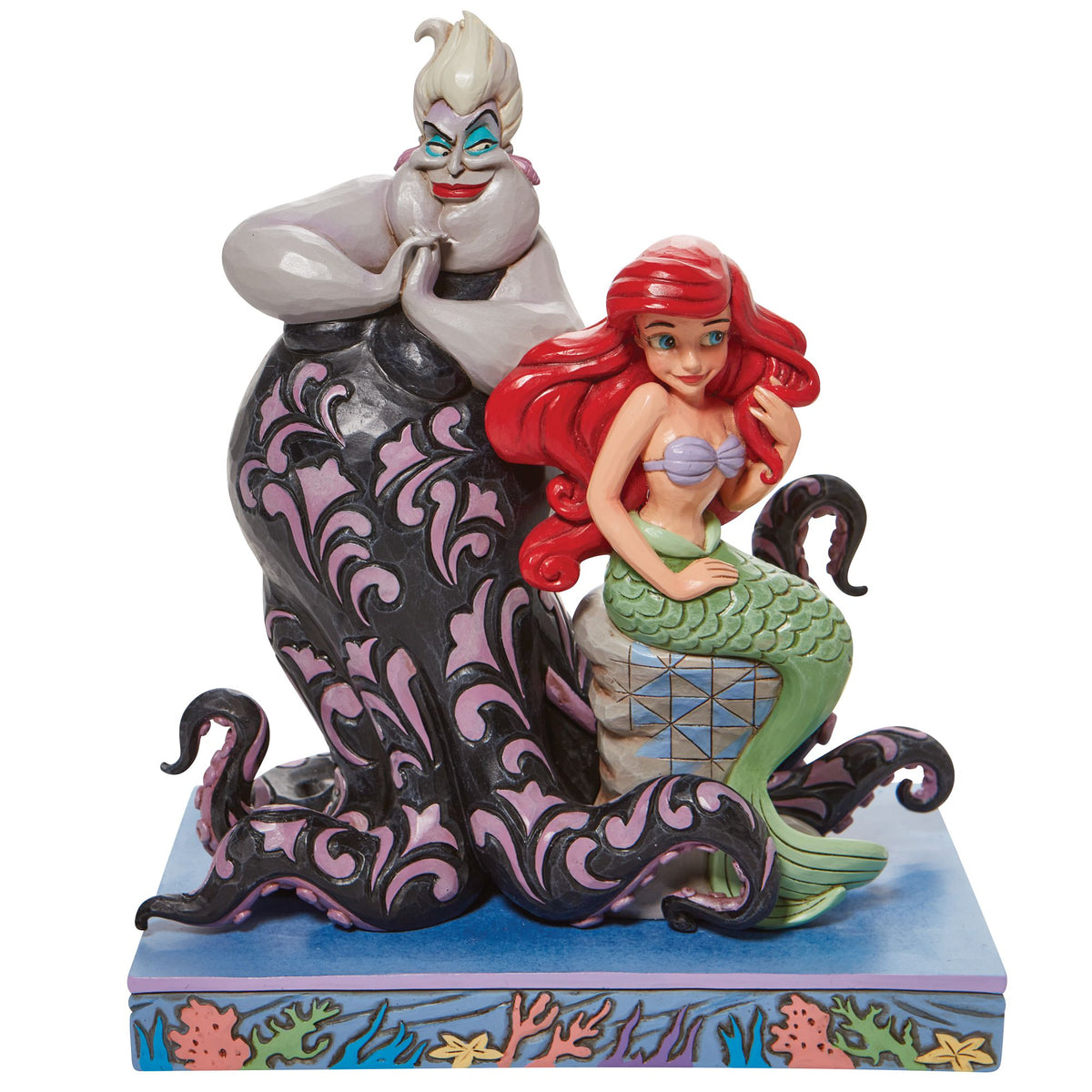 Disney Traditions The Little Mermaid Ariel Clear Resin Shell by Jim Shore  Statue