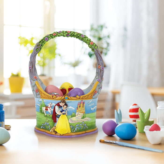 Enesco Disney Traditions Jim Shore Snow White Basket & Eggs 8.6 Easter.  READ