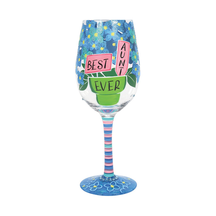 Wine Glass Best Aunt Ever