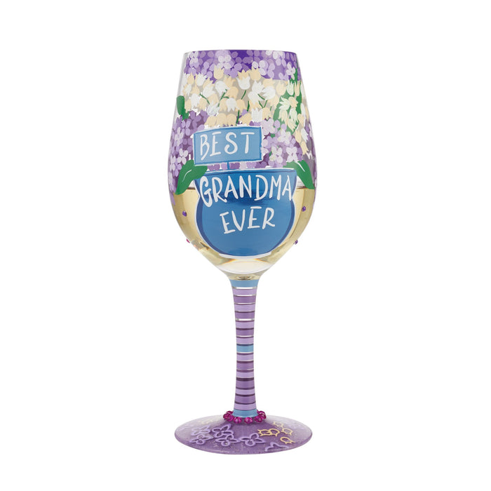Wine Glass Best Grandma Ever