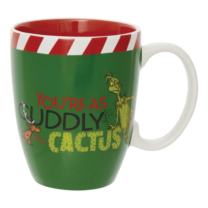 Grinch Cuddly As A Cactus Mug