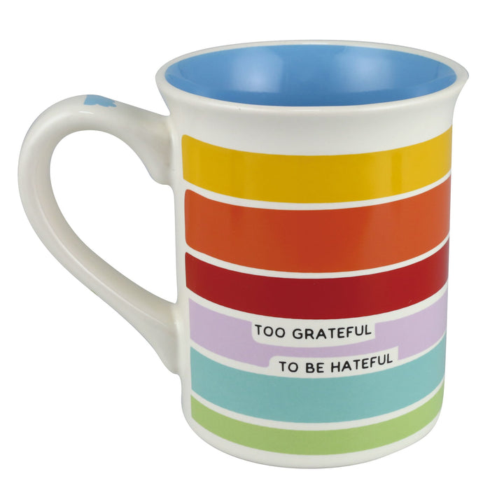 Too Blessed Rainbow Mug 16 oz