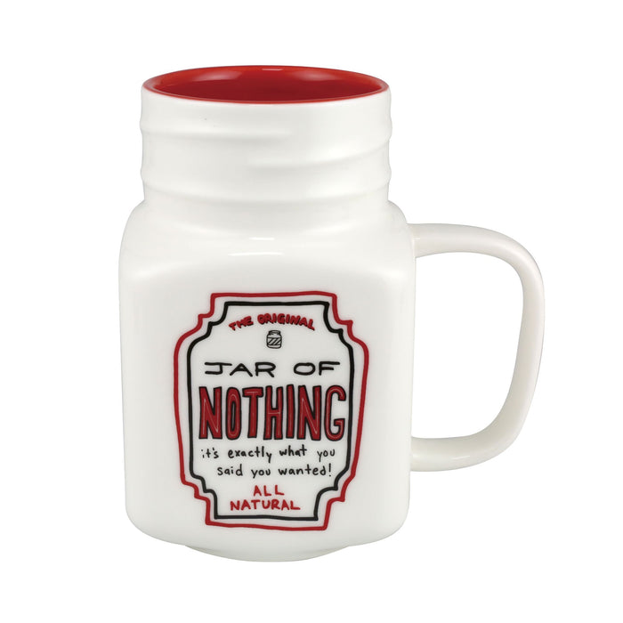 Jar of Nothing Sculpted Mug