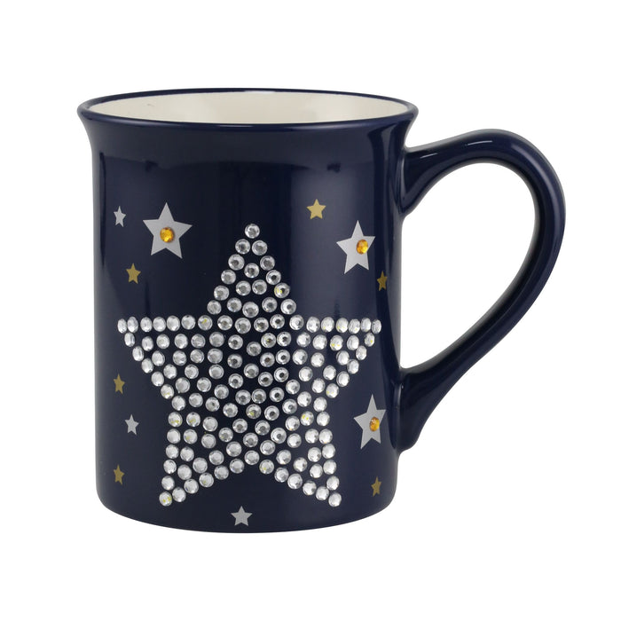Shine Rhinestone Star Mug