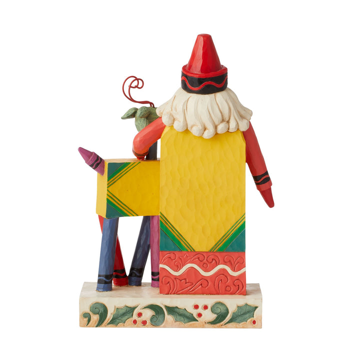 Crayola Santa with Reindeer