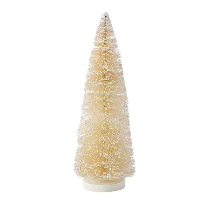Tall Cream Tree w/ SnowGlitter