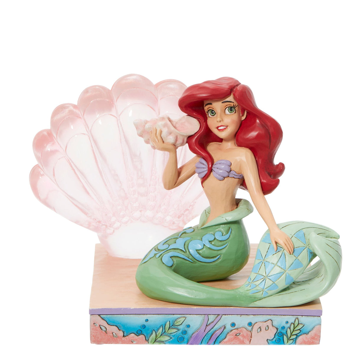 Disney The Little Mermaid Princess Toy Mermaid Ariel Shell Ornament Model  Decoration Doll Children's Toy Gift - AliExpress