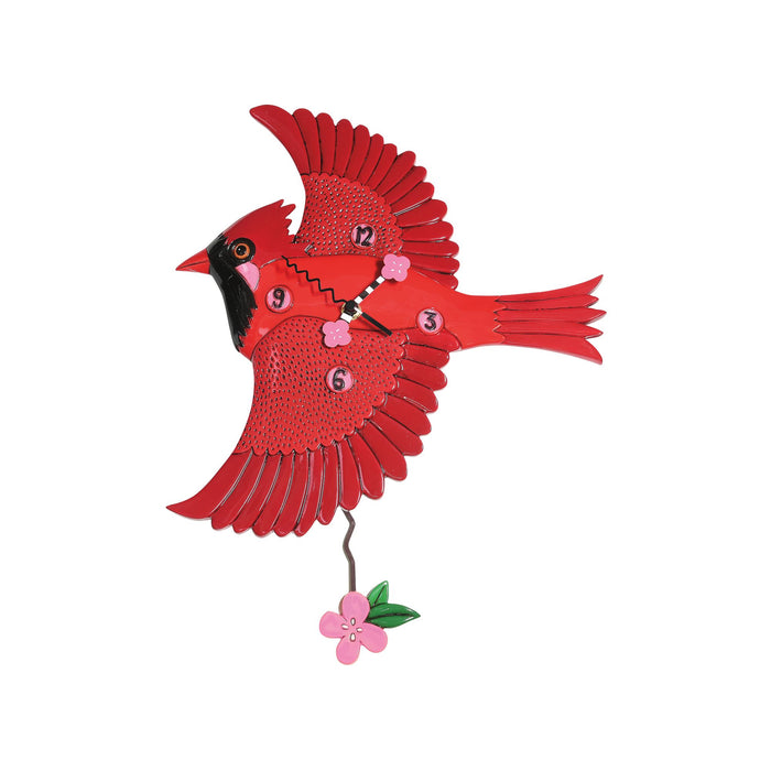 Cardinal's Song l Wall Clock