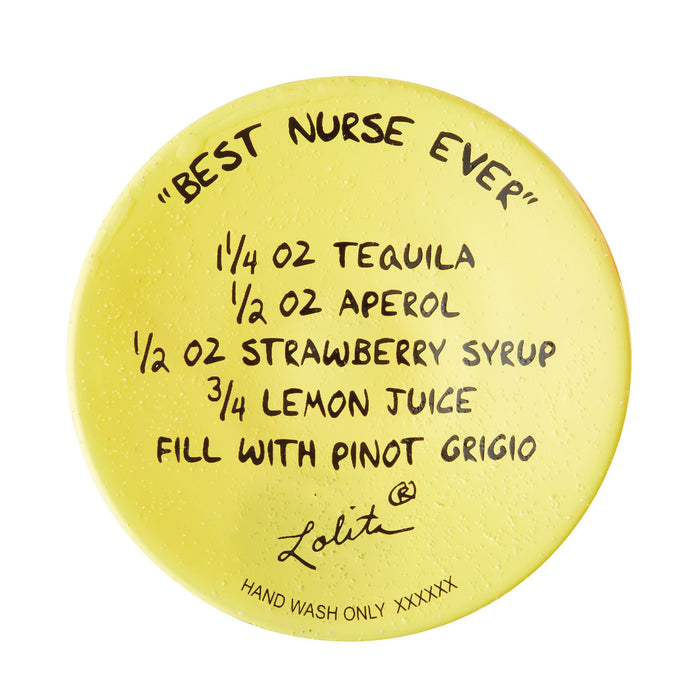 Best Nurse Ever Wine Glass