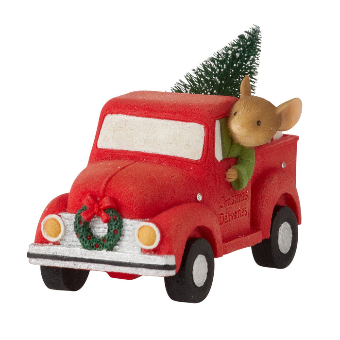 Christmas delivery figurine