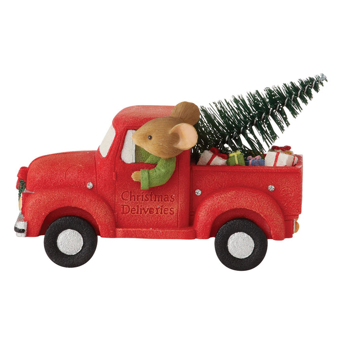 Christmas delivery figurine