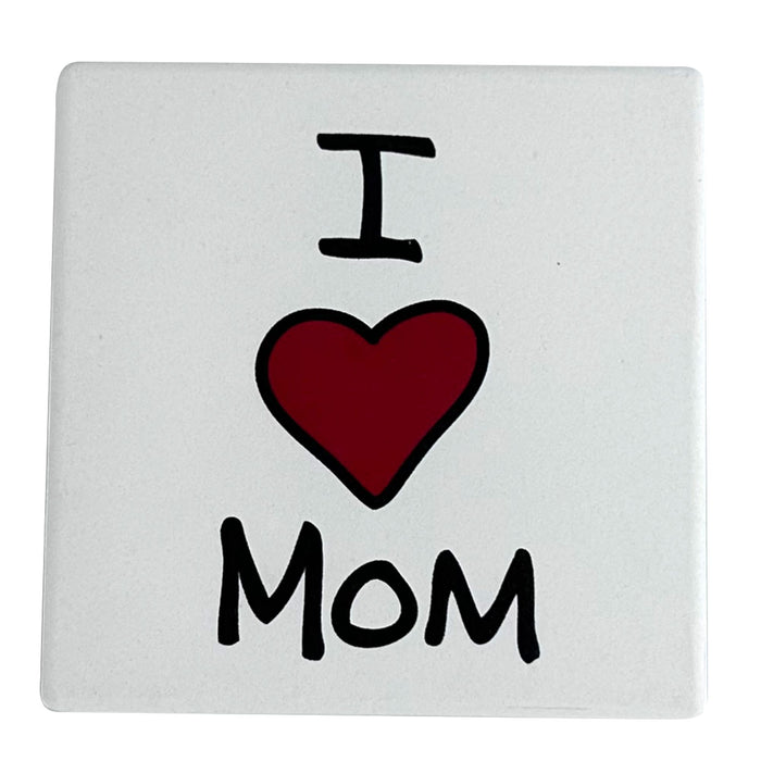 I Heart Mom Coaster