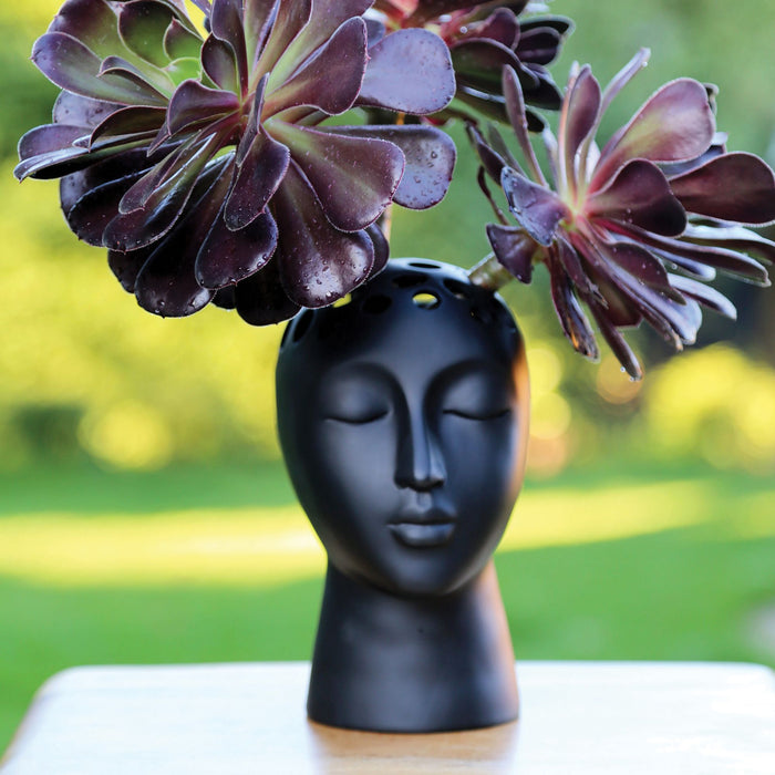 Eugenie Black Vase