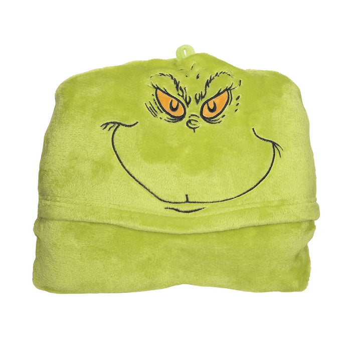 Grinch Hooded Blanket