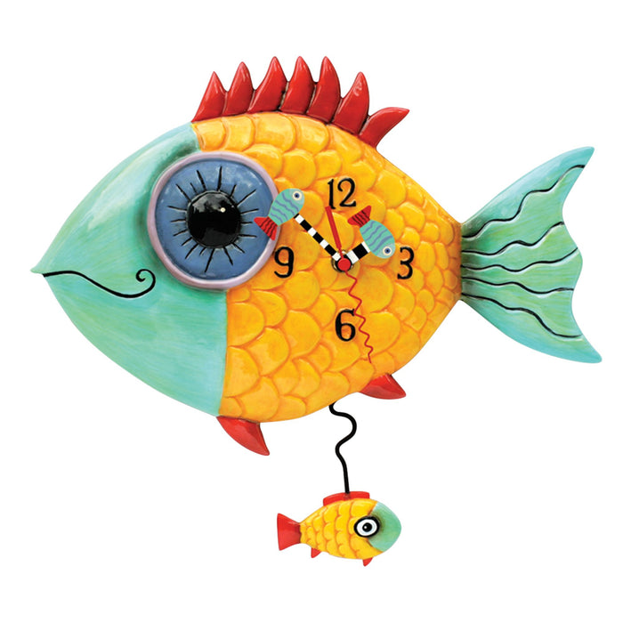 Wide-Eyed Fishy Clock